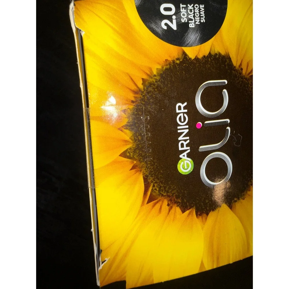New Garnier Olia 2.0 Soft Black Permanent Hair Color No Ammonia Oil Powered